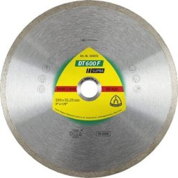 Disc de taiere diamantat KLINGSPOR DT DT 600F, ceramica, faianta si teracota, 230x1,9X22,23mm