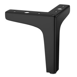 Picior pentru mobilier si canapele, model NUT, finisaj negru (Inaltime: 130 mm)