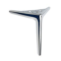 Picior pentru mobilier si canapele, model EBEN, H=120 150 mm, finisaj crom lucios (Inaltime: 120 mm)