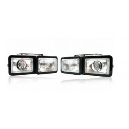 Kit 2 proiectoare de ceață față universale H3 12V-55W