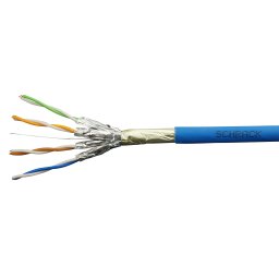 cablu de retea f/ftp cat6a, 8 fire din cupru, 500m, schrack