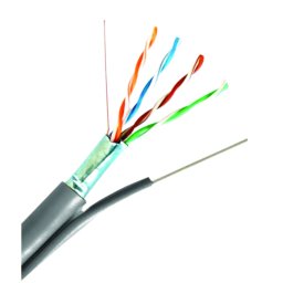 cablu de retea f/utp well, cat.5e cu sufa, 8 fire din cupru 0.50mm, 305m