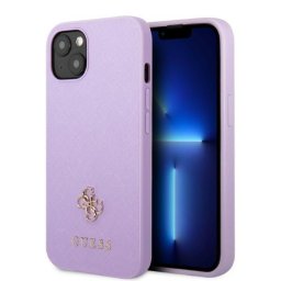 Husa Guess GUHCP13SPS4MU iPhone 13 mini 5.4" purple/purple hardcase Saffiano 4G Small Metal Logo