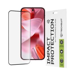 Folie pentru Google Pixel 9 / 9 Pro - Techsuit 111D Full Cover / Full Glue Glass - Black