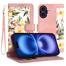 Husa Techsuit FlipCraft Sweetheart - Husă tip carte (flip) - compatibil cu Apple iPhone 16 - culoare Roz