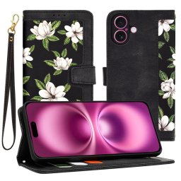 Husa Husa pentru iPhone 16 Plus - Techsuit FlipCraft - Flowers of the Dawn
