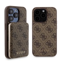 Husa Husa pentru iPhone 15 Pro - Hardcase Powerbank MagSafe (GUBPM5P15L4GEMGW) - Brown