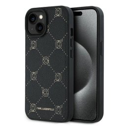 Husa Husa iPhone 15 Plus - Karl Lagerfeld Leather MagSafe (KLHMP15MPGKHPHK) - Karl Head