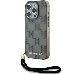 Husa Husa pentru iPhone 15 Pro Max - Karl Lagerfeld IML Luxury (KLHCP15XHKDPNSK) - Mono KL Pattern&Cord