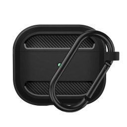 Husa pentru AirPods 3 - Carbon Silicone - Black
