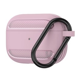 Husa pentru AirPods 3 - Carbon Silicone - Pink