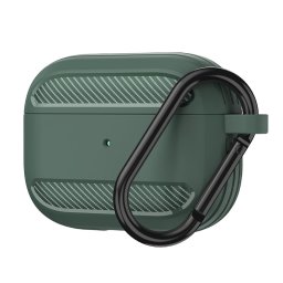 Husa pentru AirPods 3 - Carbon Silicone - Green