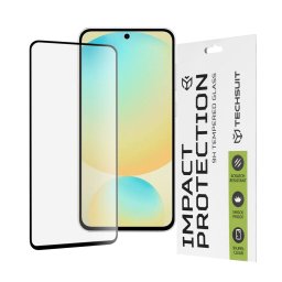 Techsuit 111D Glass - Folie protecție ecran din Sticlă securizată - compatibil cu Samsung Galaxy S24 FE - Full Glue - culoare Negru