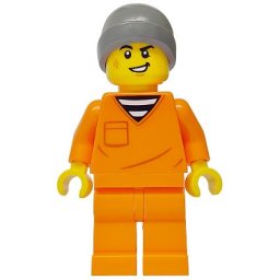 Lego Minifigures cty1699 - City Jail Prisoner Male