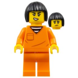 Lego Minifigures cty1704 - City Jail Prisoner Female