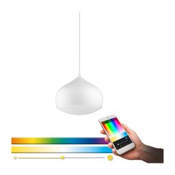 Eglo 98047 - Lustră suspendată COMBA-C LED RGBW dimabilă pe cablu LED/18W/230V BT