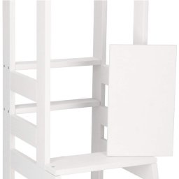 Turn de invatare ajustabil Learning Tower, tip Montessori, alb