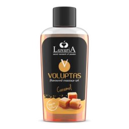Luxuria Voluptas Gel de Masaj cu Aroma de Caramel 100 ml Efect de Caldura Aroma Naturala