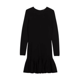TED BAKER Rochie Loisss Flippy Long Sleeve Mini 276557 black
