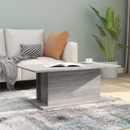 Masuta de cafea, gri sonoma, 102x55,5x40 cm, PAL GartenMobel Dekor