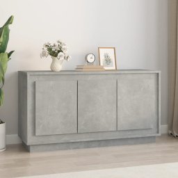 Servanta, gri beton, 102x35x55 cm, lemn prelucrat GartenMobel Dekor