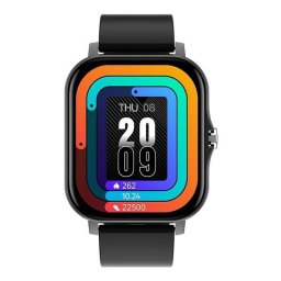 Smartwatch Allview Connect S, Procesor HS6620, Eran IPS 1.7", Bluetooth, Microfon, Difuzor, Monitorizare ritm cardiac, Activitati sportive, Apelare, Notificari, Negru