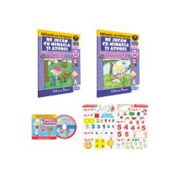 Set activitati integrate Mihaela si Azorel Sem.1 + Sem.2 + DVD, 4-5 ani
