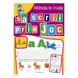 Albinuta te invata sa scrii prin joc