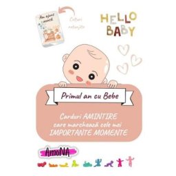 Primul an cu bebe. 20 carduri amintire: Hello Baby