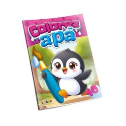 Colorez cu apa 10: Pinguin