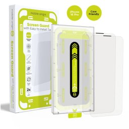 Mobile Origin Screen Guard with easy applicator, 2 pack - iPhone 16 Pro