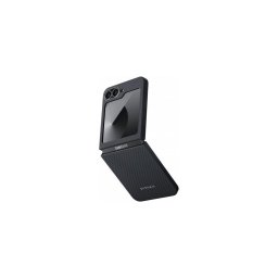 Husa Husa Pitaka MagEZ 5, 600D Aramida, Samsung Z Flip 6, MagSafe, Negru/Gri