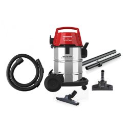 Aspirator HVC-MWD1400RD, 1400 W, Filtru Hepa, Gri/Rosu