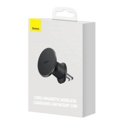 Incarcator Auto Wireless CW01, 15W, 1.67A, Negru