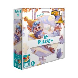 Puzzle Plus: Loki goes sledding - 70 pcs
