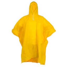 PELERINA PLOAIE DIN PLASTIC / GALBEN - M-XL