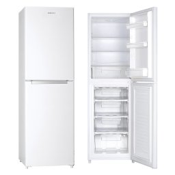 Combine frigorifice CF333E, 248 litri, clasa E, inaltime 173.2 cm, termostat reglabil, usi reversibile, lumina interioara tip LED, picioare reglabile, alb