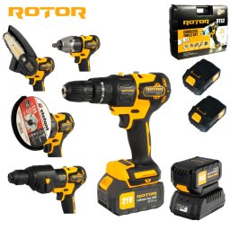Multifunctional 5 in 1 pe acumulator RTS2 , 24000 rot/min, 21V/3Ah, Brushless