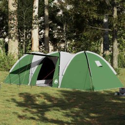 Cort de camping cupola pentru 8 persoane, verde, impermeabil GartenMobel Dekor