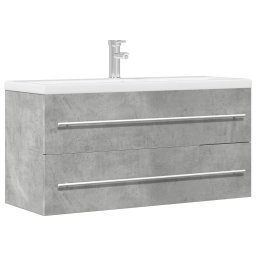 Dulap de chiuveta, gri beton, 100x38,5x48 cm, PAL GartenMobel Dekor