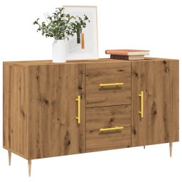 Dulap, stejar artizanal, 100x36x60 cm, lemn prelucrat GartenMobel Dekor