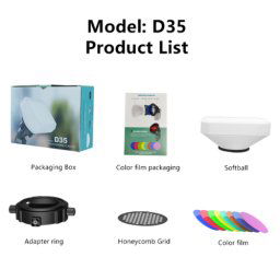 LENSGO D35 Silicon Diffuser pentru blitz speedlite.