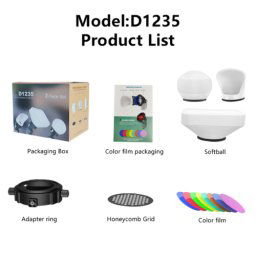 LENSGO D1235 Silicon Diffuser pentru blitz speedlite.