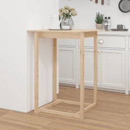 Masa de bar, 80 x 80 x 110 cm, lemn masiv de pin GartenMobel Dekor