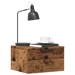 Noptiere de perete, 2 buc., lemn vechi, 34x30x20 cm GartenMobel Dekor