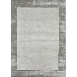 Covor Premium Handmade, India, Model DYWAN ARACELIS PALOMA, Gri, Marime 200 x 300 cm, Viscoza, Lucrat Manual, Living, Dormitor, Sufragerie, Birou