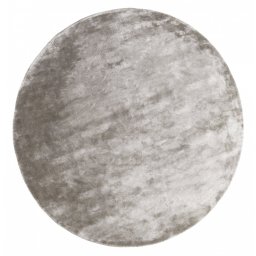 Covor Rotund Premium, Handmade, India, Model DYWAN ARACELIS PALOMA, Gri, Marime 250 x 250 cm, Viscoza, Lucrat Manual, Living, Dormitor, Sufragerie, Birou