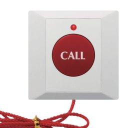 Buton de panică cu șnur declanșator, LED și buzzer, montaj aparent, CSE-86R-LED