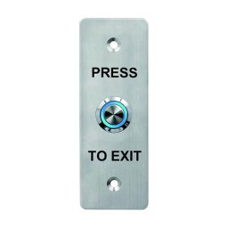 Buton de iesire, montaj ingropat, inox, LED, NO-NC-COM, IP65, 115 x 40 mm CSB-408LW