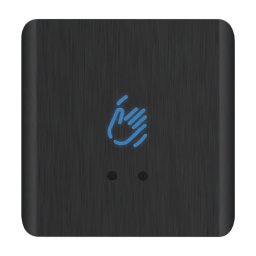 Buton de iesire Touchless ajustabil, aluminiu, negru, montaj aparent, IP66 CSB-20C30S-AL2